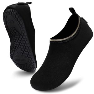 Sporty Water Shoes for Women, Barefoot Quick-Dry Slip-on Aqua Yoga Socks