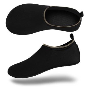 Sporty Water Shoes for Women, Barefoot Quick-Dry Slip-on Aqua Yoga Socks