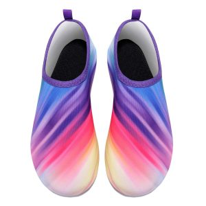 Sporty Water Shoes for Women, Barefoot Quick-Dry Slip-on Aqua Yoga Socks