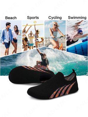 Womens Mens Water Shoes Summer Sports Beach Barefoot Quick-Dry Aqua Socks