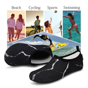 Water Sports Shoes for Men Women, Barefoot Quick-Dry Slip-on Aqua Socks