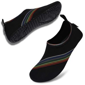 Water Sports Shoes for Men Women, Barefoot Quick-Dry Slip-on Aqua Socks