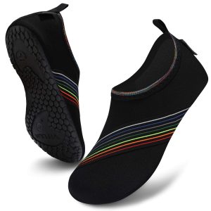 Water Sports Shoes for Men Women, Barefoot Quick-Dry Slip-on Aqua Socks