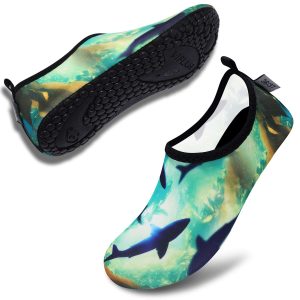 Water Sports Shoes for Men Women, Barefoot Quick-Dry Slip-on Aqua Socks