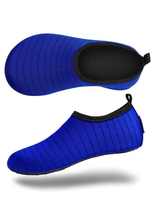 Sporty Water Shoes for Women, Barefoot Quick-Dry Slip-on Aqua Yoga Socks