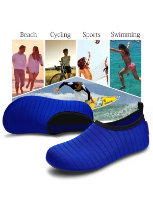 Sporty Water Shoes for Women, Barefoot Quick-Dry Slip-on Aqua Yoga Socks